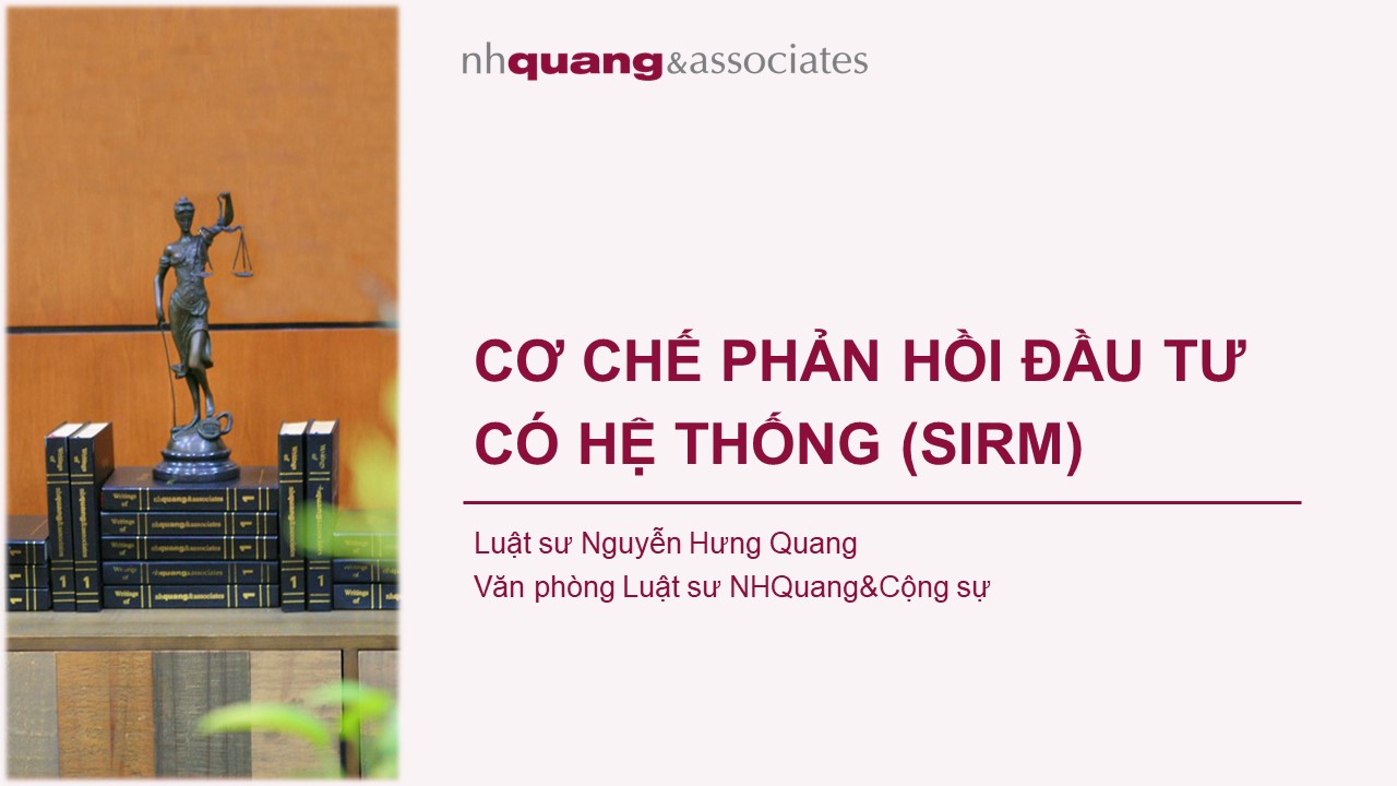 Slide: Cơ chế phản hồi đầu tư có hệ thống (SIRM) 2023